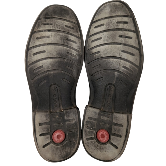 Ecco Holton Apron Toe Slip On Brown Leather Loafers Mens Size 10 to 10.5 EU 44 - Picture 11 of 14